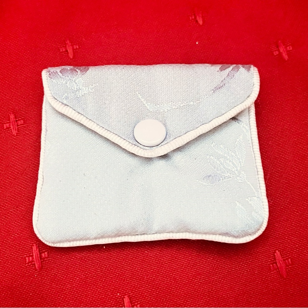 Elegant light blue coin or jewelry purse